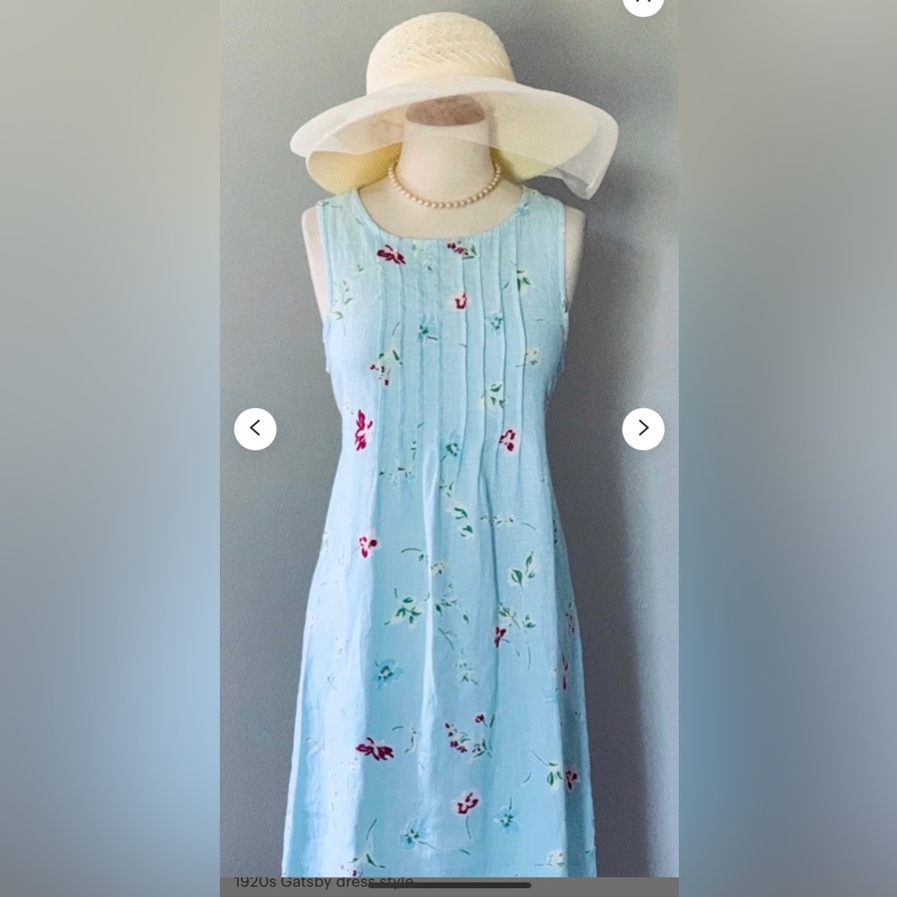 Vintage Talbots NWOT midi floral dress. Size P.